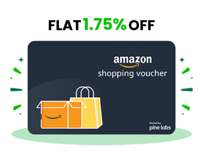 Flat 1.75% instant off on purchase of Amazon Shopping Voucher