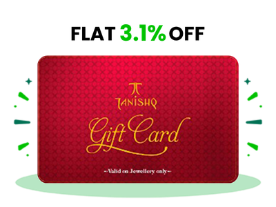 Flat 3.1% instant off on purchase of Tanishq Gold Jewellery E-Gift (Instant Voucher)