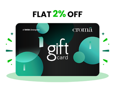 Flat 2% instant off on purchase of Croma E-Gift (Instant Voucher)
