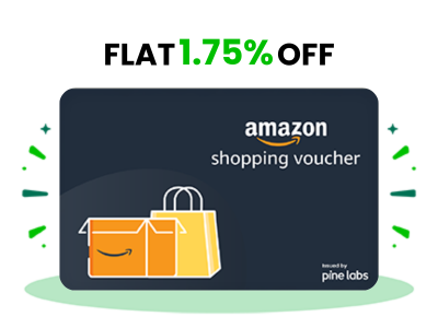 Flat 1.75% instant off on purchase of Amazon Shopping Voucher