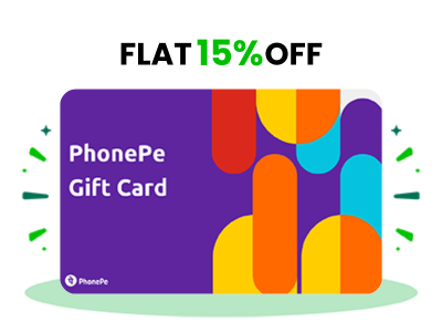 Flat 15% instant off on purchase of PhonePe E-Gift Card