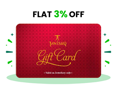 Flat 3% instant off on purchase of Tanishq Gold Jewellery E-Gift (Instant Voucher)