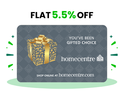 Flat 5.5% instant off on purchase of Home Centre E-Gift Card
