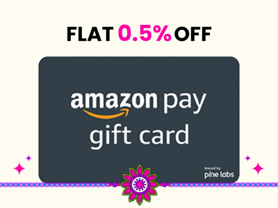 Flat 0.5% instant off on purchase of Amazon Pay