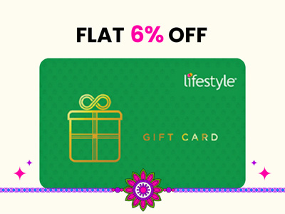 Flat 6% instant off on purchase of Lifestyle E-Gift (Instant Voucher)