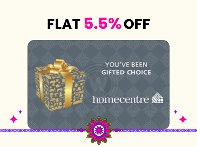 Flat 5.5% instant off on purchase of Home Centre E-Gift Card