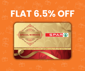 Flat 4% instant off on purchase of Spar Hypermarket E-Gift Card