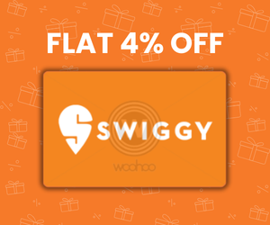 Flat 4% instant off on purchase of Swiggy Instamart E-Gift(Instant Voucher)