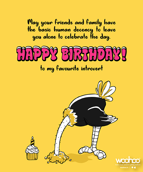 birthday wishes for introvert