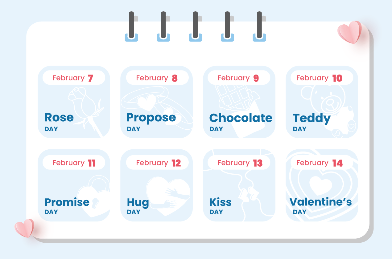 Valentine's Week Days