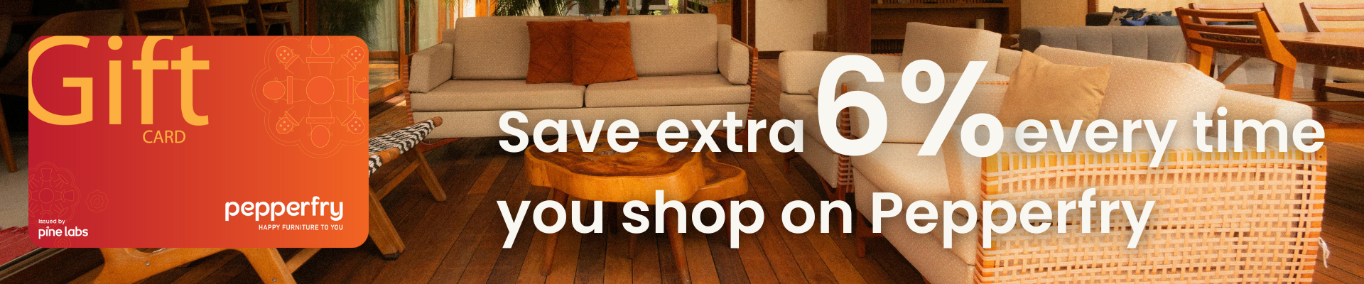 pepperfry Gift Card Banner