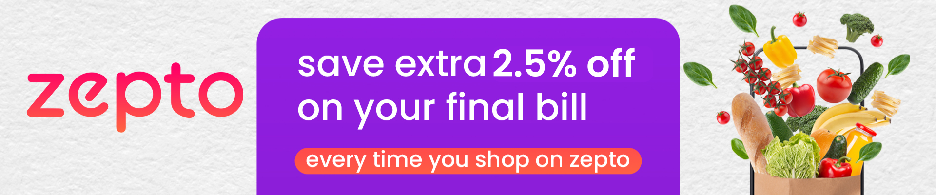 Zepto Gift Card Banner