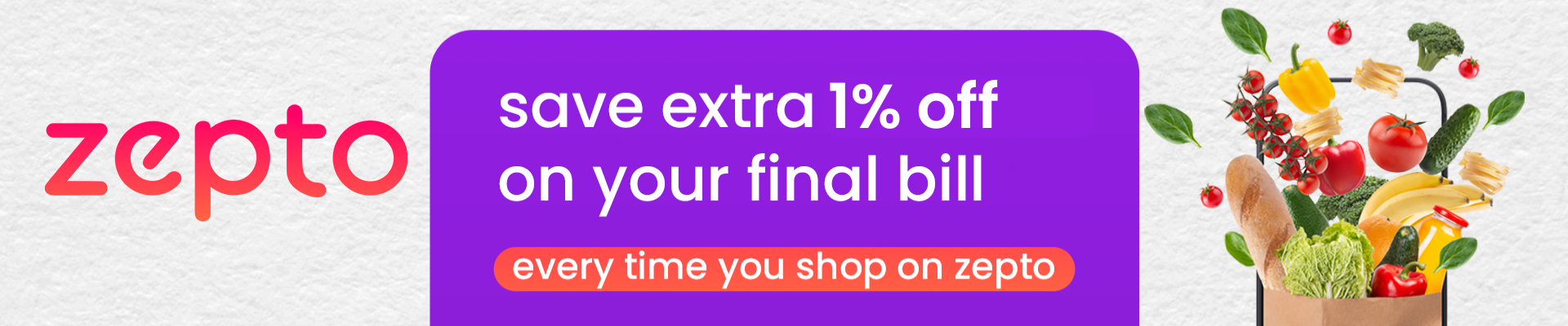 Zepto Gift Card Banner